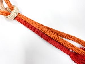 正絹　手組帯締め